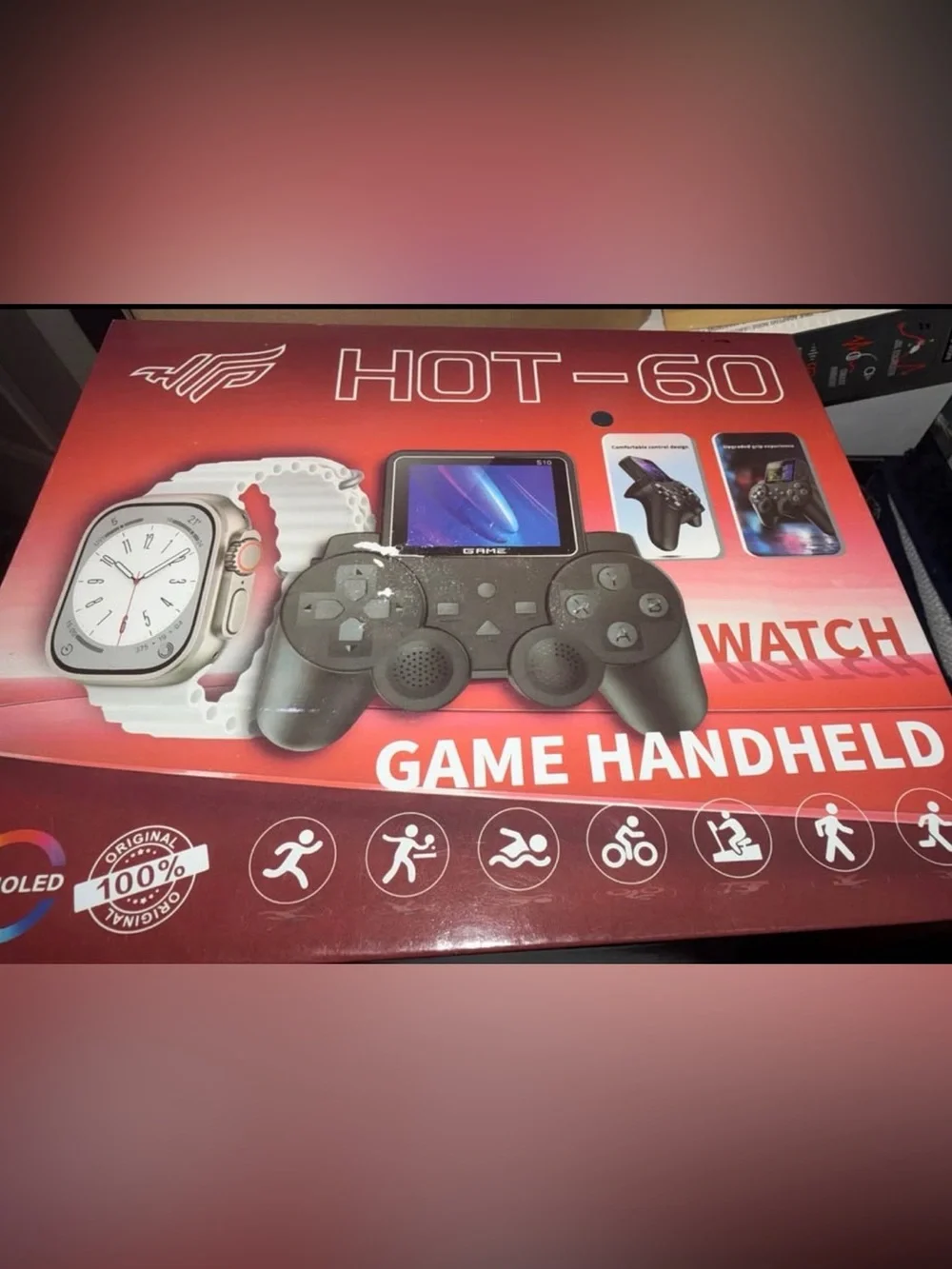 HOT-60 Game Handheld and Smartwatch Bundle